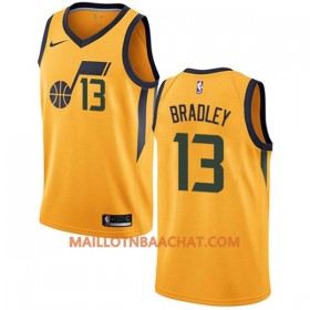 Maillot NBA Utah Jazz Tony Bradley 13 Nike 2017-18 Jaune Swingman - Homme